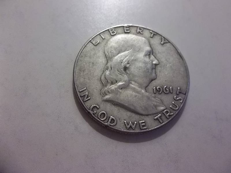 1961 D Franklin Half Dollar Better Grade