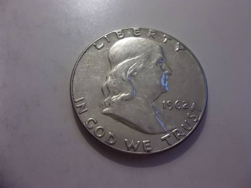 1962  Franklin Half Dollar Very High Grade