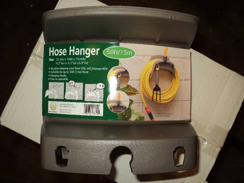 lot 14 image: box of hose hangers, 48 per box...
