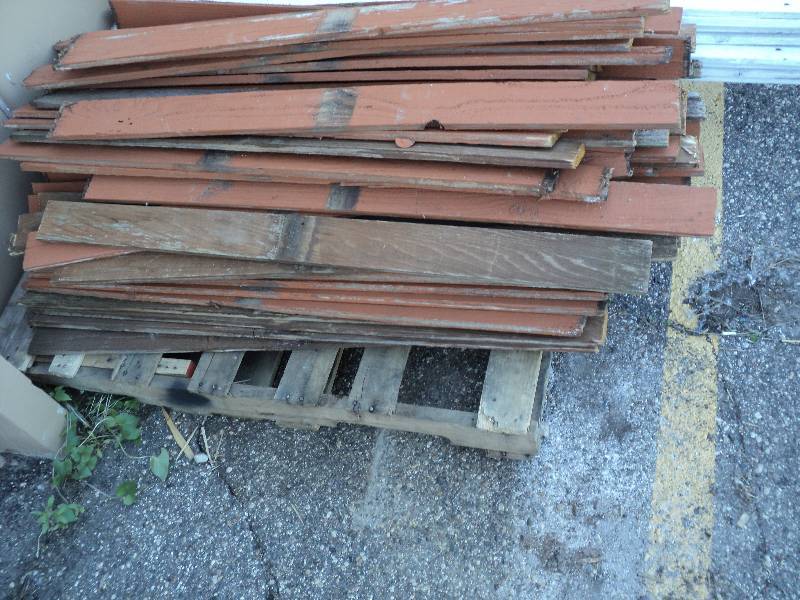 lot 26 image: 100 boards 3.5inx45in...
