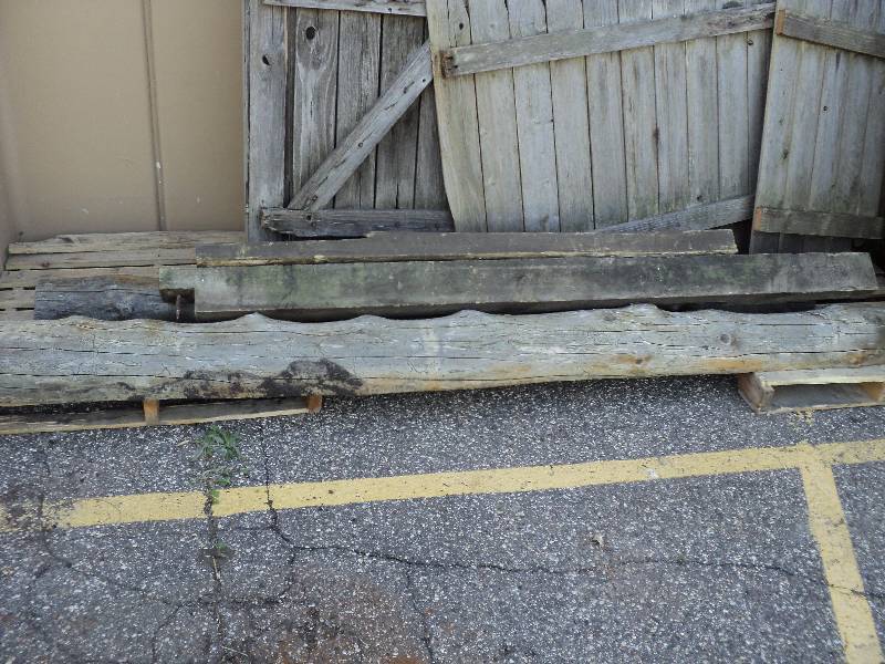lot 29 image: half a log, 1ft wide, 11ft long...