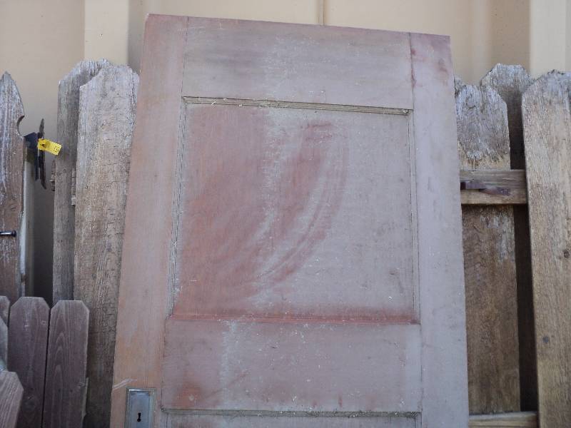lot 57 image: wood indoor door 30inx77in, include...