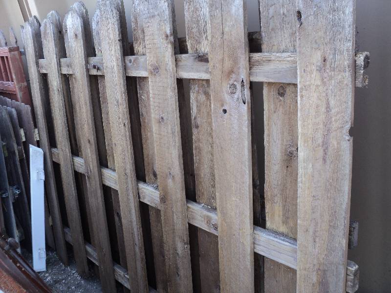 lot 58 image: double sided fence section 6ftx8ft...