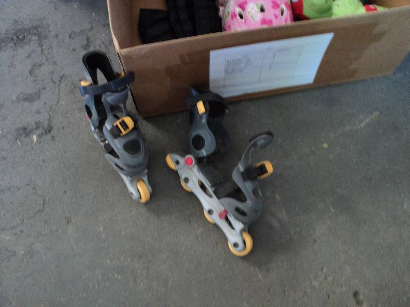 lot 73 image: rollarblades and toys...
