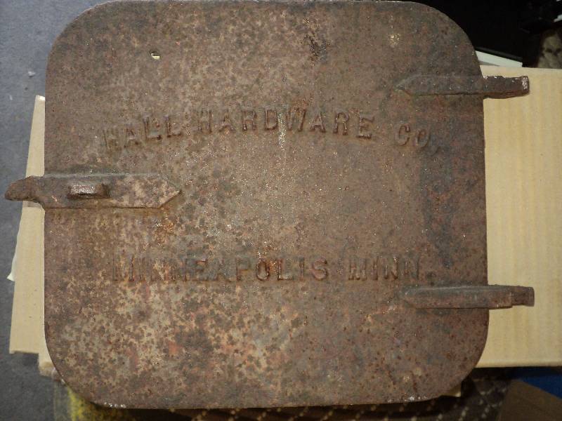 lot 94 image: cast iron advertising...