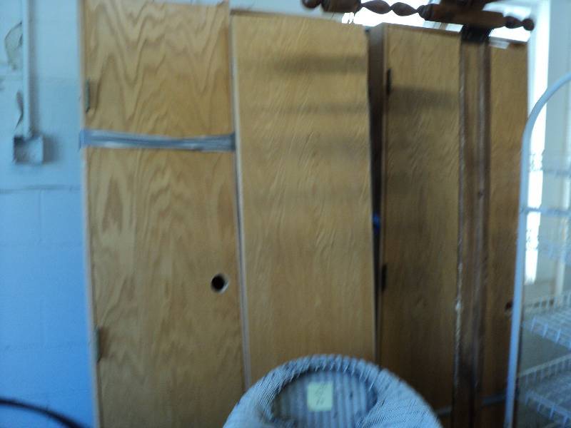 lot 103 image: dark hallow doors, 1 closet, 1 bifo...