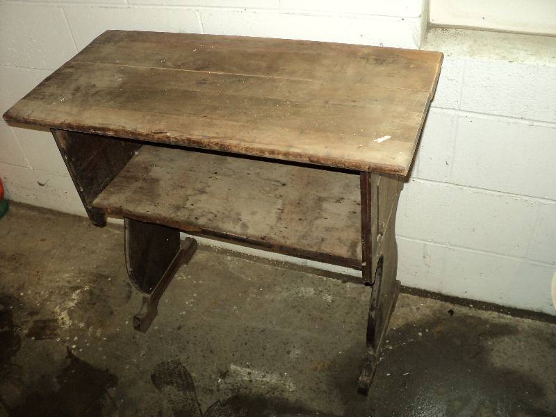 lot 78 image: vintage wood stand...