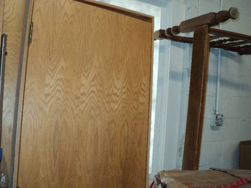 lot 102 image: 2 doors with frames, 28inx80in...