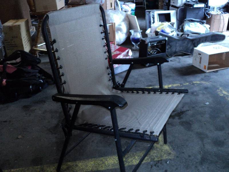 lot 110 image: outdoor chair...