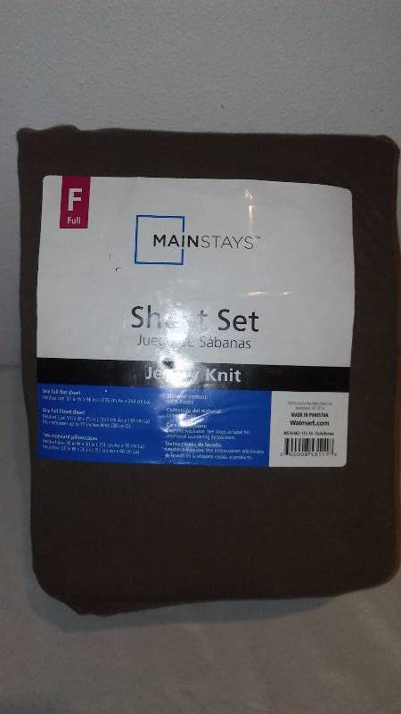 lot 9 image: New Full Sheet Set, Jersey, Brown
