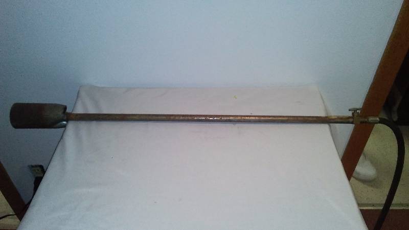 lot 35 image: Gas Torch BrushWeed Burner with 8 ft. Hose and Connector, Adjustable Flow