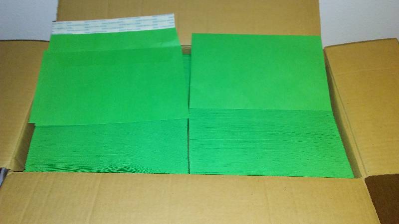 lot 56 image: Astro Green Envelopes Self Sealing (qty. 850) 9 x5 , Great for Holiday Letters