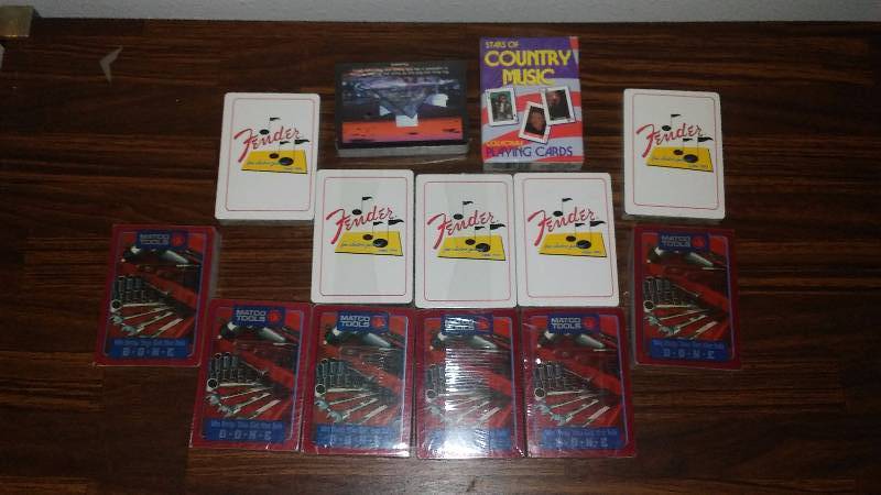 lot 107 image: Stars of Country Music, Hall of Fame Matco Tools and Fender Cards (13) Thirteen complete sets in all