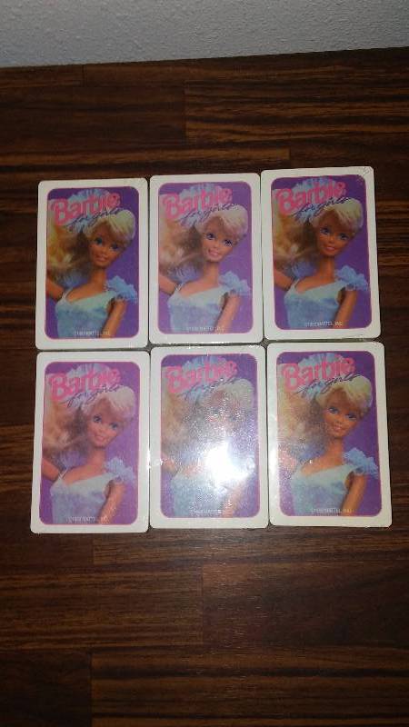 lot 109 image: Barbie Cards 1992 by Mattel (6) complete, new in package
