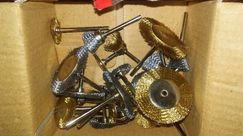 lot 177 image: Mini Brush Set (24) and Abrasive Wheel Set (6)
