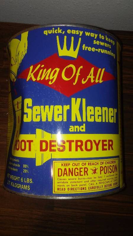 lot 185 image: King of All Sewer Cleaner and Root Destroyer (1 gal.)