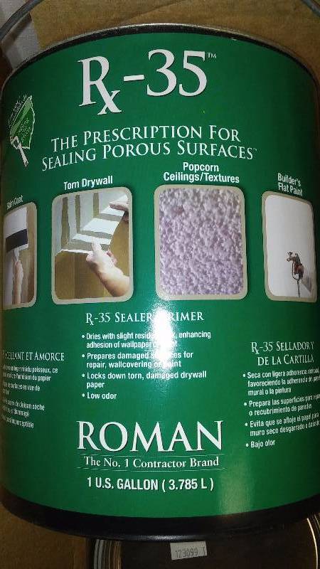 lot 202 image: RX 35 PrimerSealer by Roman (4) 1 gal. Each