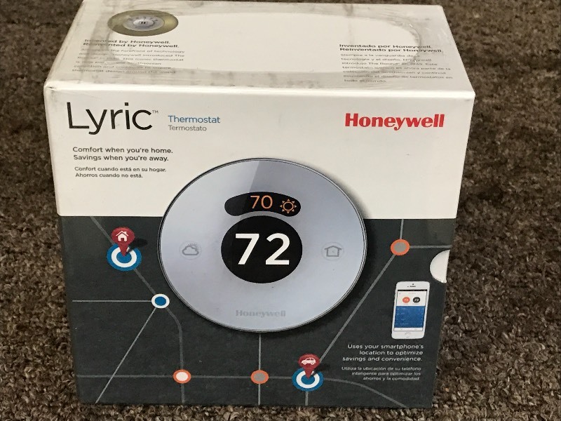 lot 48 image: New Honeywell Lyric Smart Thermosta...