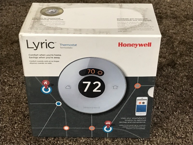 lot 47 image: New Honeywell Lyric Smart Thermosta...