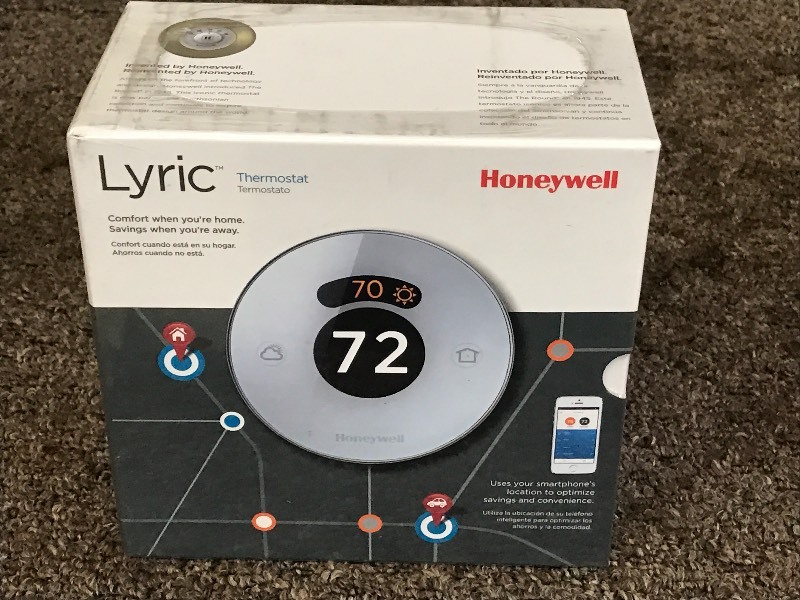 lot 45 image: New Honeywell Lyric Smart Thermosta...