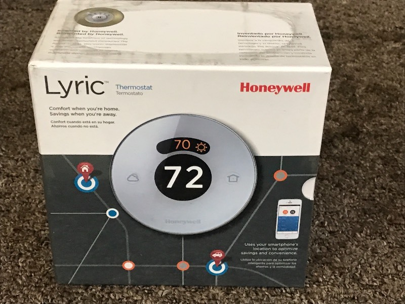 lot 46 image: New Honeywell Lyric Smart Thermosta...