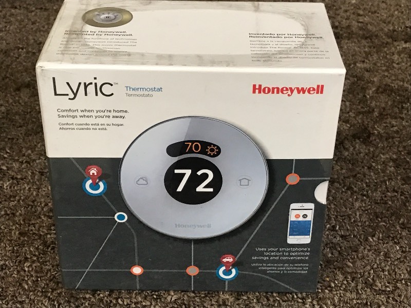 lot 43 image: New Honeywell Lyric Smart Thermosta...