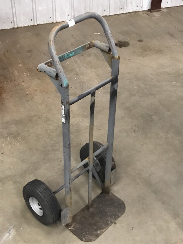 lot 27 image: Steel Dolly With Pneumatic Tires ...