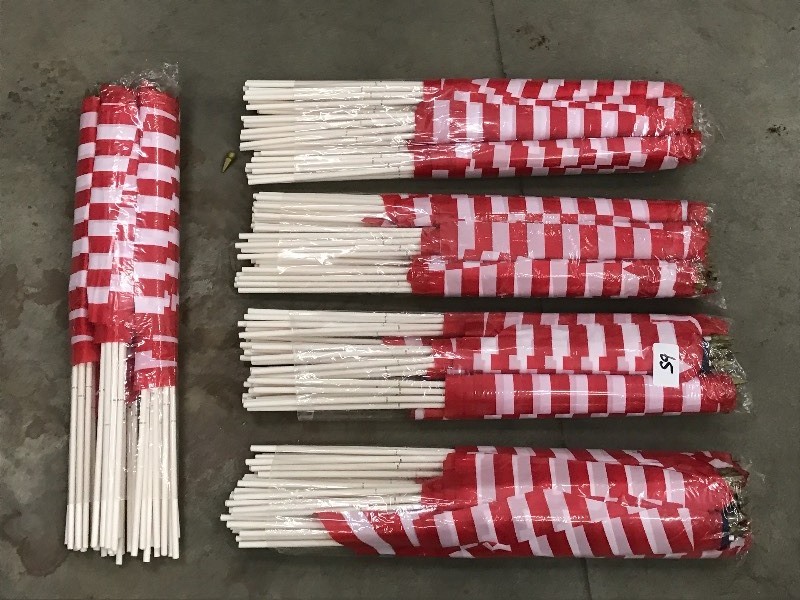 lot 65 image: (5) Packs Of (50) 24 Memorial Flag...