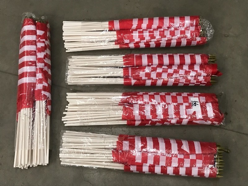 lot 66 image: (5) Packs Of (50) 24 Memorial Flag...