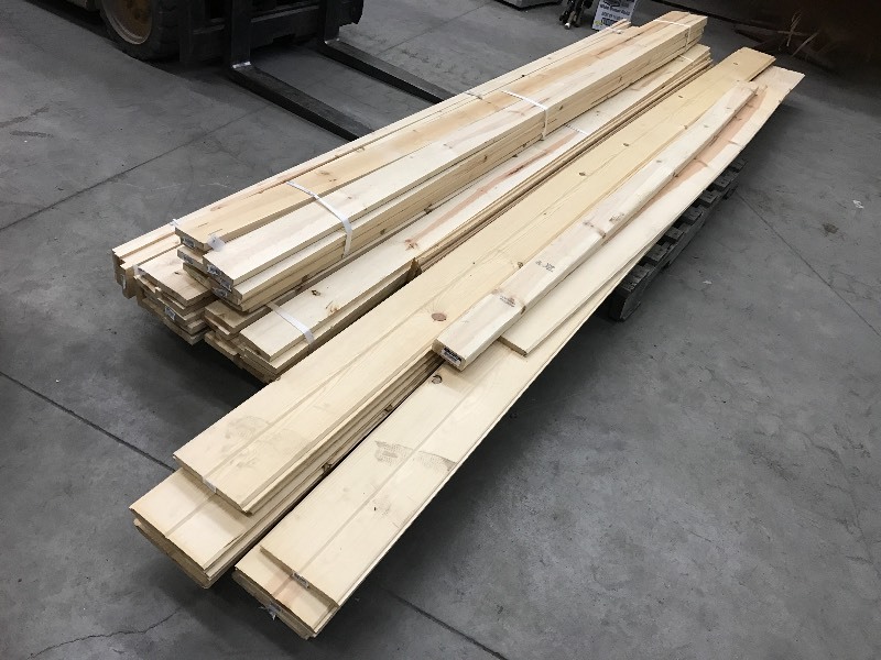 lot 72 image: Lot Of Lumber (35) Unused 34x3.5...