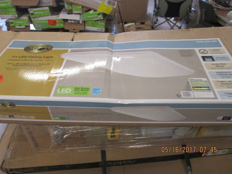 hampton bay 4 ft LED ceiling light ...