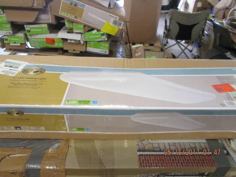 hampton bay 4 ft LED ceiling light ...