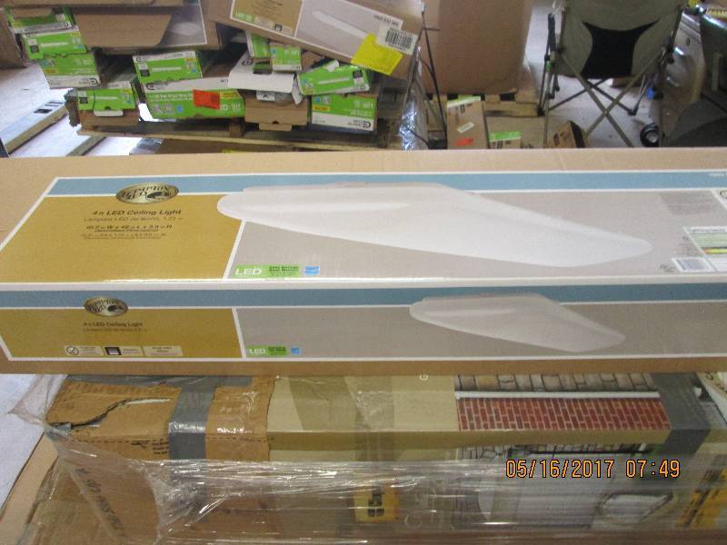 hampton bay 4 ft LED ceiling light ...