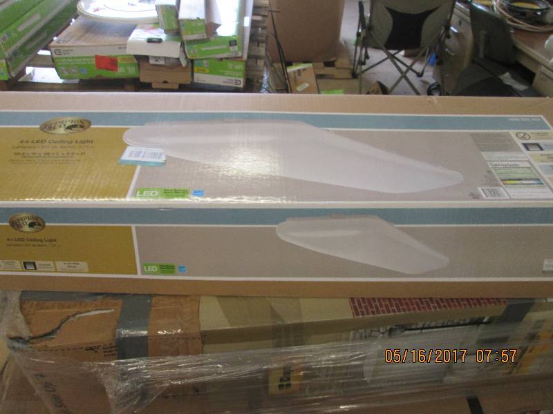 hampton bay 4 ft LED ceiling light ...