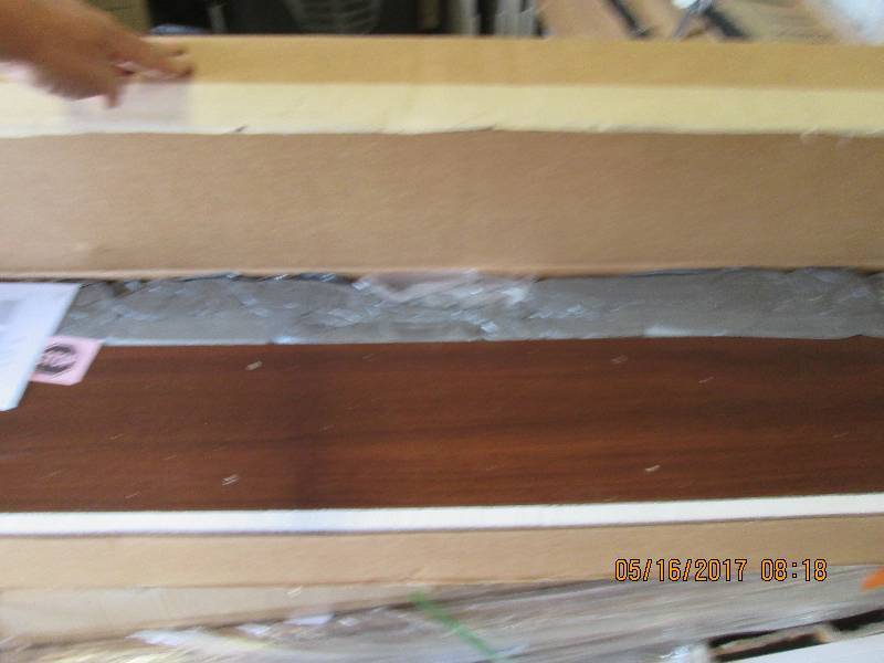 double queen head board warm cherry...