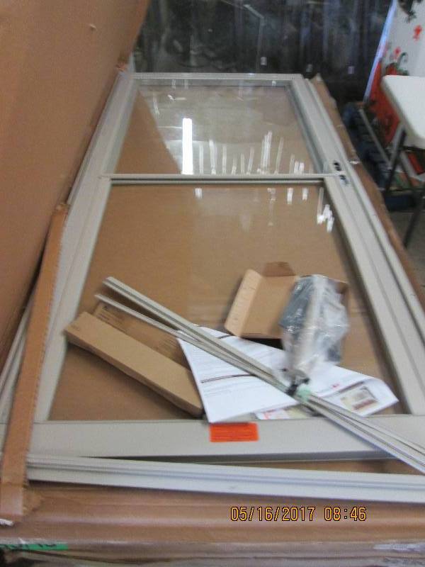 anderson storm door 36x80 open box...