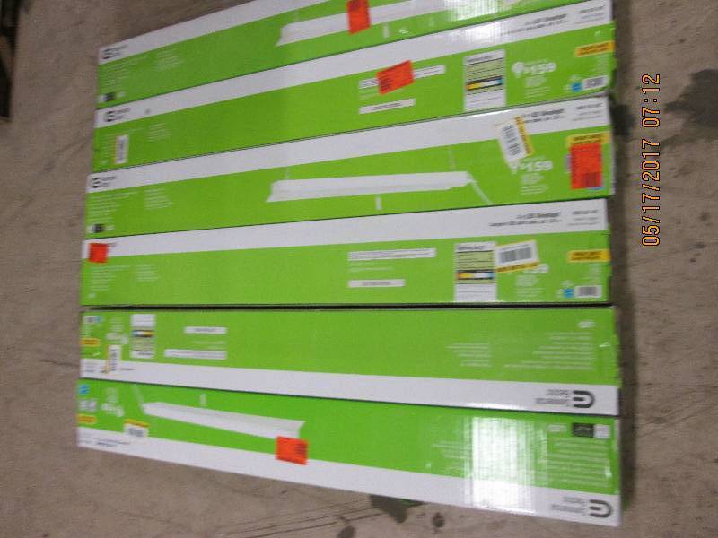 6 commercial electric 4ft LED shop ...