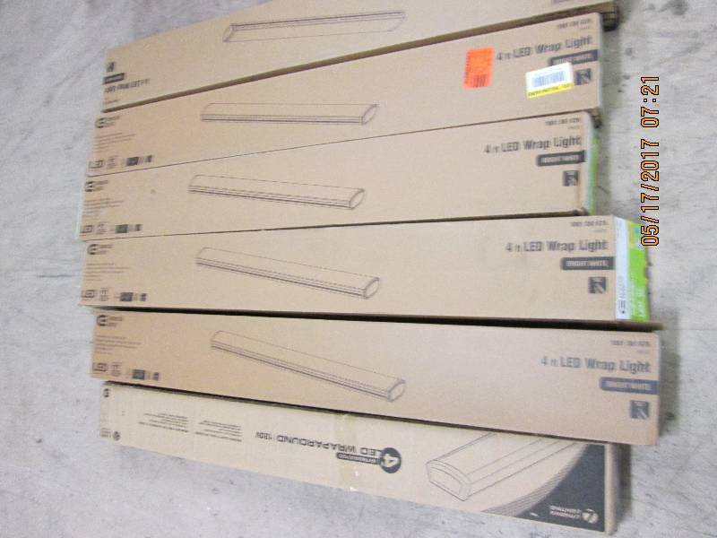 5 commercial electric 4 foot LED wr...