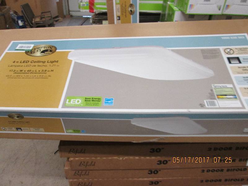 hampton bay 4 foot LED ceiling ligh...
