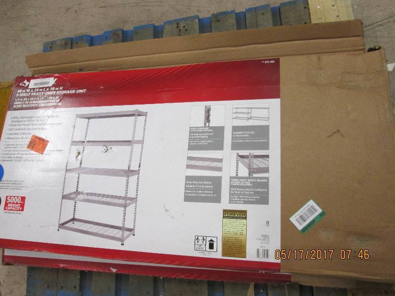 husky 5-shelf heavy duty storage un...
