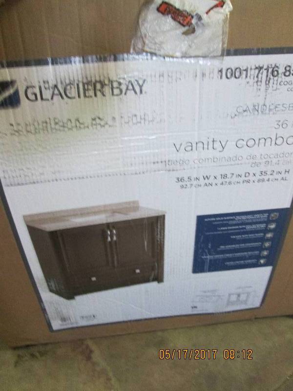 glacier bay vanity combo 36 open b...