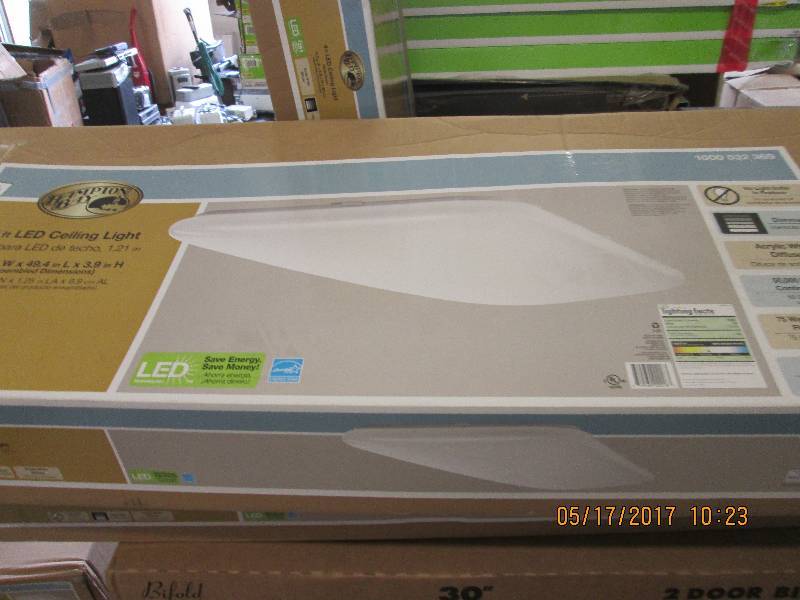 hampton bay 4 foot LED ceiling ligh...