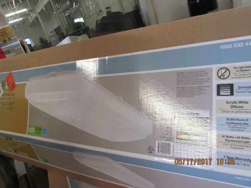 hampton bay 4 foot LED ceiling ligh...