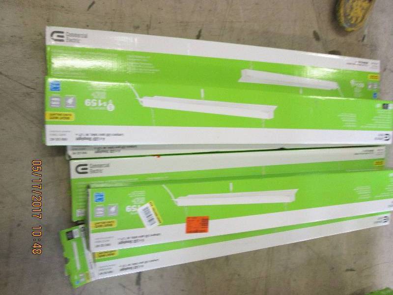 6 commercial electric 4ft LED shop ...