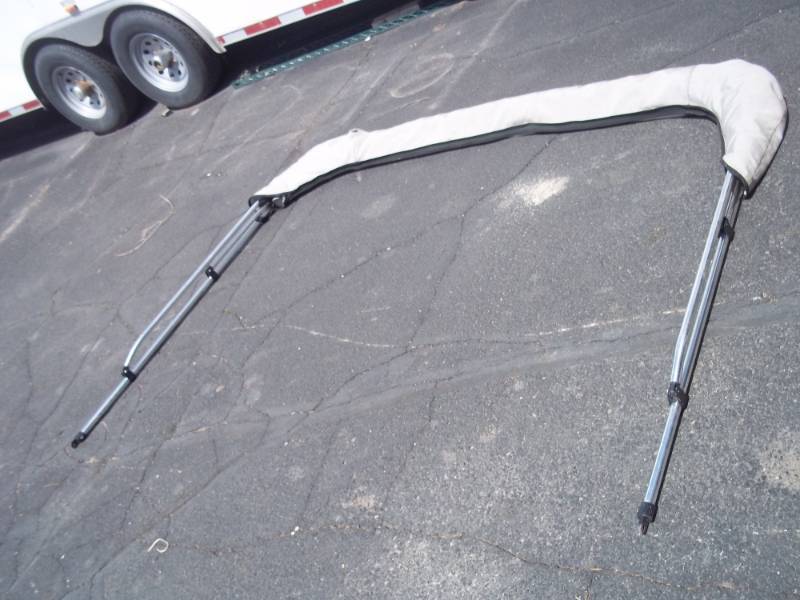 Boat  Pontoon  Paddle Boat Bimini Top 85 Wide Cream