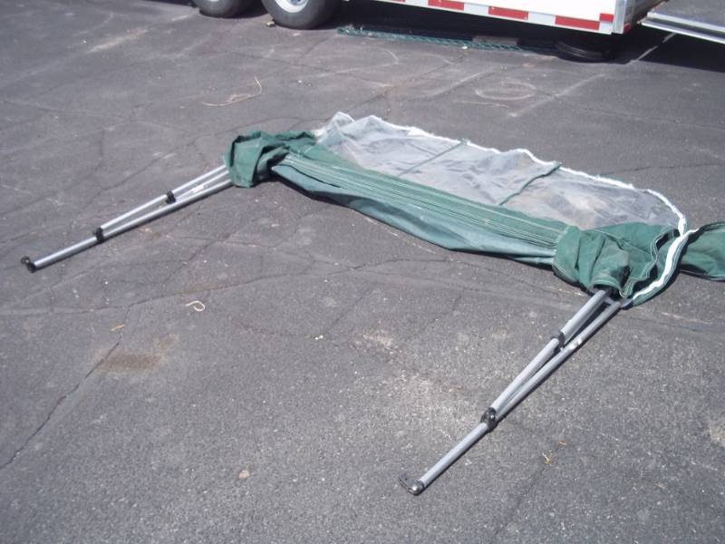 Boat / Pontoon / Paddle Boat Bimini Top 71" Wide Green Advanced Sales
