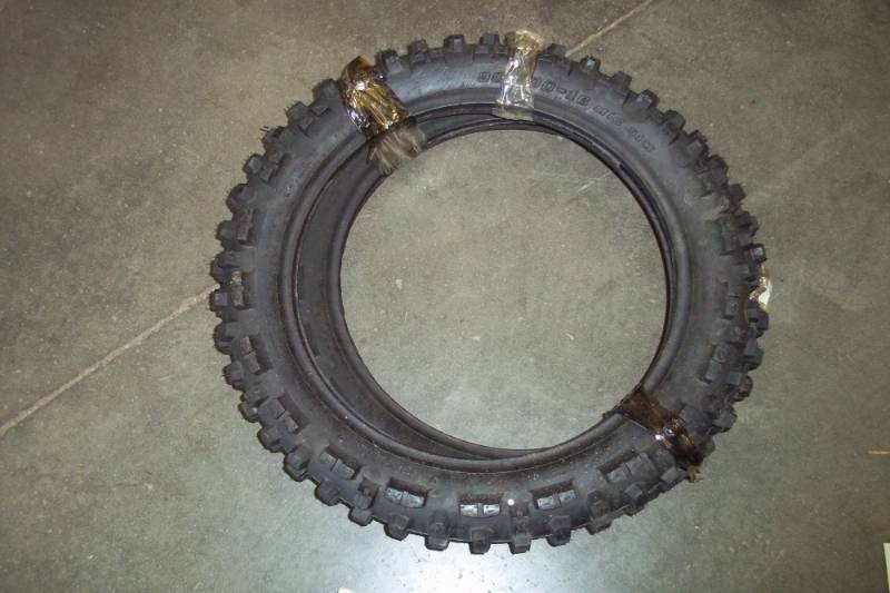 Pair of off Road dirt bike tires 90100-16