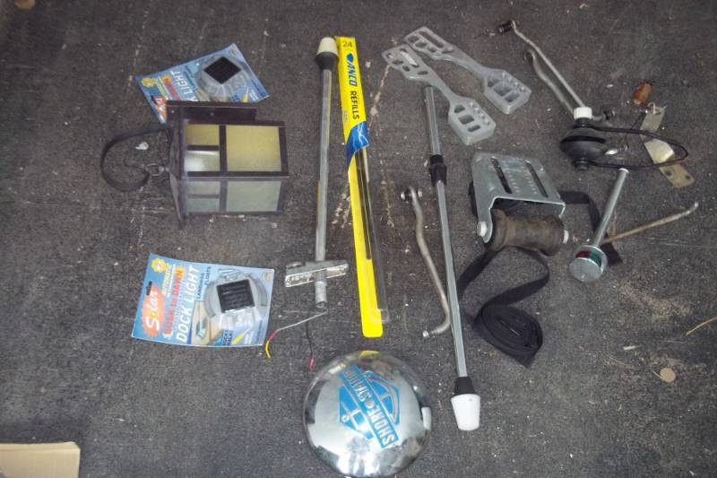 Assorted Boat hardware and accessories