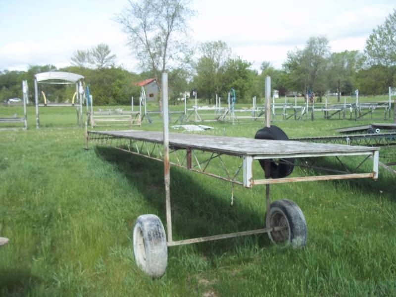 32 Steel Roll in Dock with shore end Wheels