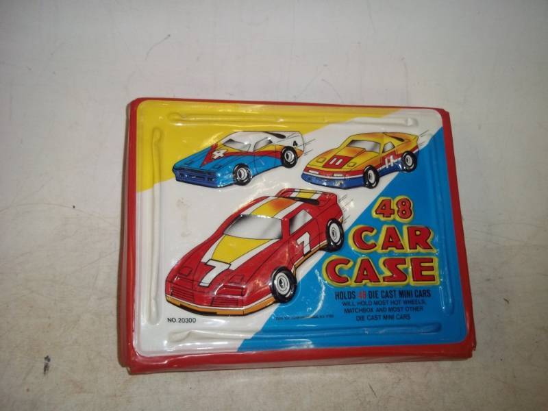 48 Matchbox cars in case